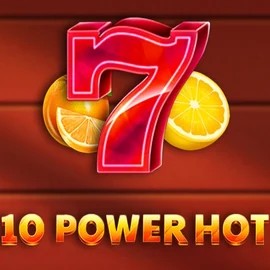 10 Power Hot online game logo by Amusnet Interactive on wonacokasino.com