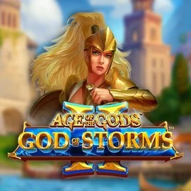 Age Of The Gods: God Of Storms 2 logo – Slots by Playtech at Wonaco Casino
