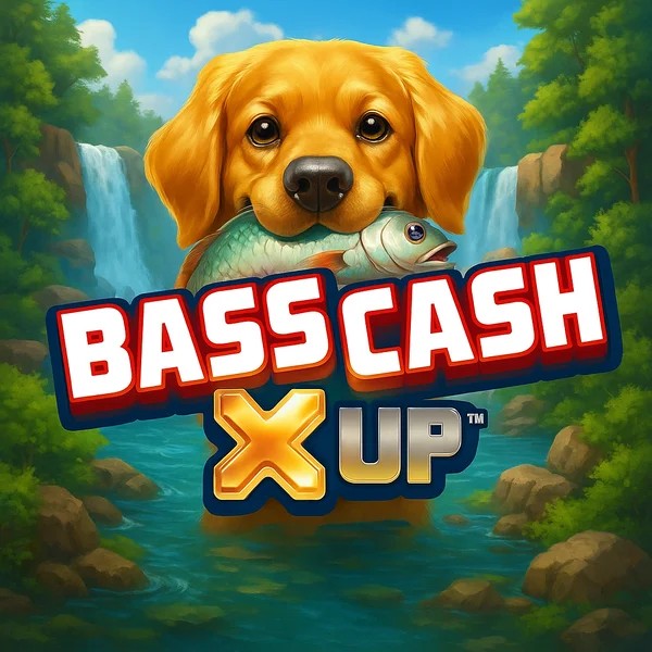 Bass Cash X UP slot icon by Alchemy Gaming, available at Wonaco Casino