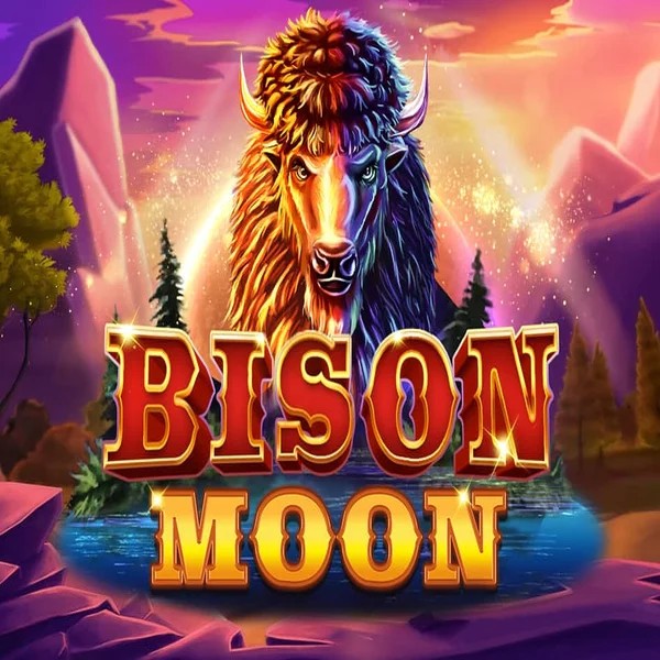 Bison Moon online game logo by Northern Lights Gaming on wonacokasino.com