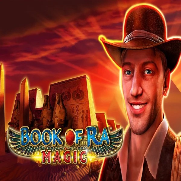 Book of Ra Magic logo by Greentube at Wonaco Casino