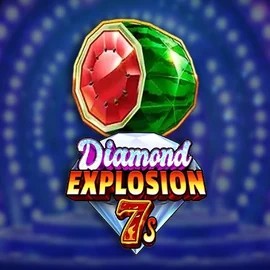 Diamond Explosion 7s online game logo by RubyPlay on wonacokasino.com