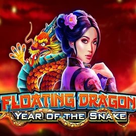 Floating Dragon Year of the Snake by Pragmatic Play, showcased at wonacokasino.com – game logo