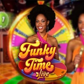 Official Live Casino logo: Funky Time by Evolution at Wonaco Casino