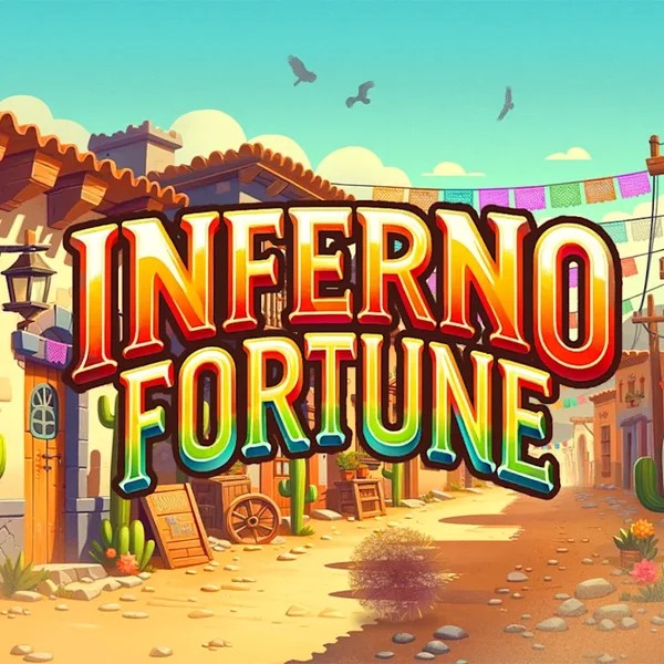 Inferno Fortune online game logo by Atomic Slot Lab on wonacokasino.com