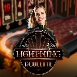 Lightning Roulette by Evolution, showcased at wonacokasino.com – game logo