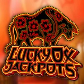 Try Lucky Ox Jackpots slot by Rival on wonacokasino.com – logo image