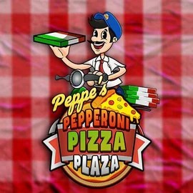 Peppe’s Pepperoni Pizza Plaza slot visual from Pragmatic Play available on wonacokasino.com