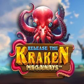 Release the Kraken Megaways logo by Pragmatic Play at Wonaco Casino