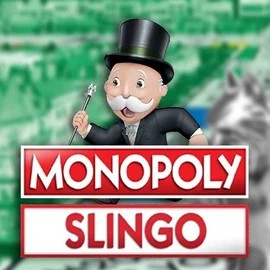 Slingo Monopoly slot visual from Gaming Realms available on wonacokasino.com