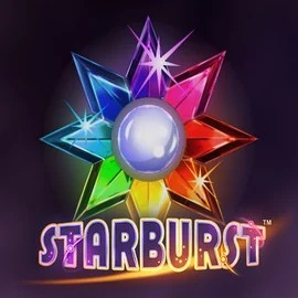 Starburst slot visual from NetEnt available on wonacokasino.com