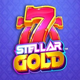 Official Slots logo: Stellar Gold by Snowborn Games at Wonaco Casino
