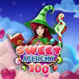 Sweet Alchemy 100 online game logo by Play'n GO on wonacokasino.com